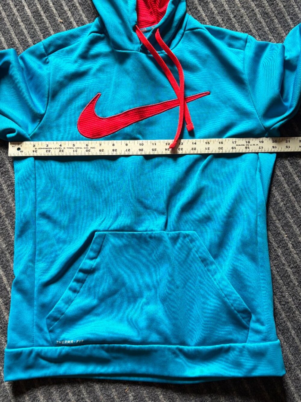 Nike Men's Dri-FIT Therma Fleece Training Hoodie size Medium Applique Swoosh - Picture 7 of 9